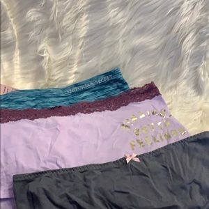 Victoria’s Secret panties lot of 3 L/XL